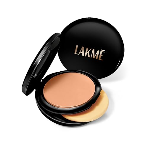 Lakme Absolute White Intense Wet and Dry Compact Almond Honey 9g - Image 2