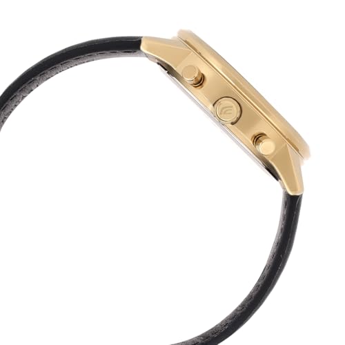 Casio Edifice Green Dial Chronograph Leather Watch - Image 4