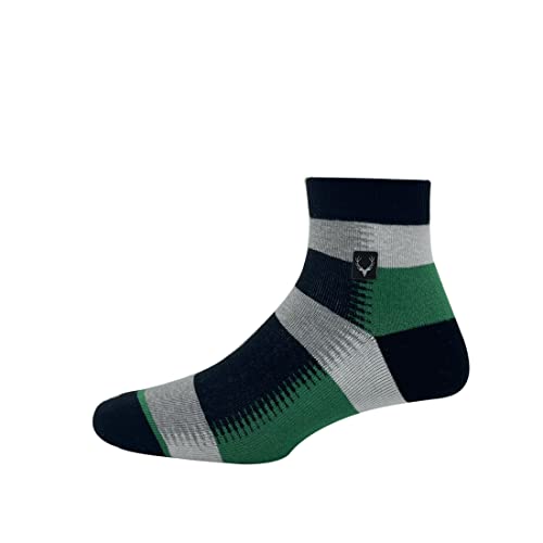 Allen Solly Men's Cotton Quarter Length Socks Pack of 3 - Image 3