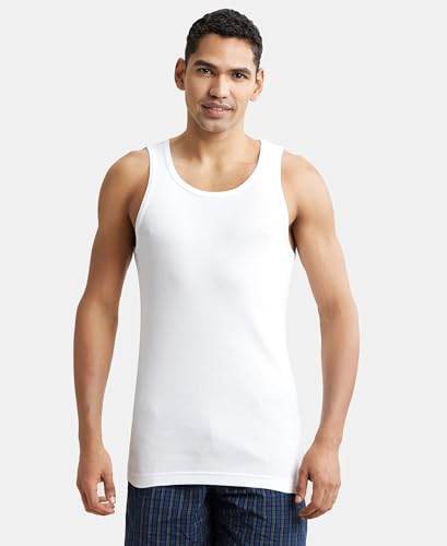 Jockey 8823 Men's Slim Fit Round Neck Sleeveless Vest - Image 4