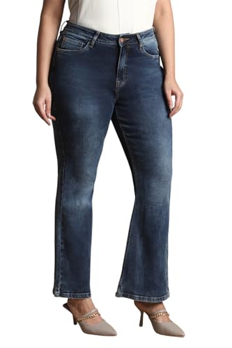 Allen Solly Women's High Rise Regular Fit Jeans - Image 3