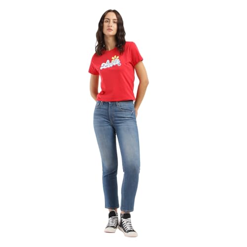 Levi's Women's High Rise 724 Slim Straight Fit Jeans - Image 2