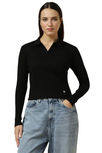 Allen Solly Women's Solid Regular Fit Blouse - Image 2