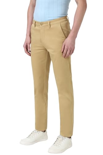 Peter England Men's Slim Casual Pants - Image 3