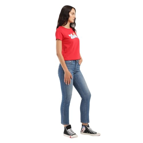 Levi's Women's High Rise 724 Slim Straight Fit Jeans - Image 5