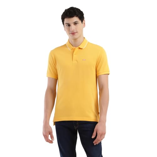 Levi's Men Cotton Polo Collar Regular Fit T-Shirt - Image 2
