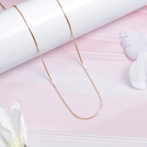 ZAVYA 925 Sterling Silver Rose Gold Plated Chain for Women - Image 3