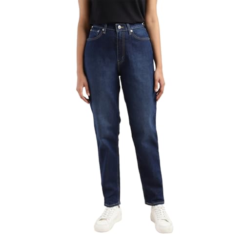 Levi's Women's Mom Loose Tapered Fit High Rise Blue Jeans - Image 2