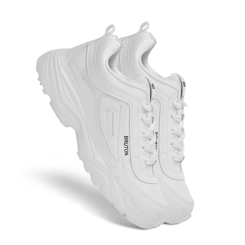 BRUTON EVA Lite Sport Shoes Running Shoes for Men- White - Authentic BRUTON Footwear | UrbanThreads - Image 2