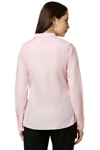 Allen Solly Women's Cotton Solid Classic Fit Shirt - Image 5