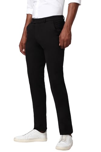 Peter England Men Mid Rise Regular Fit Utility Pants - Image 3