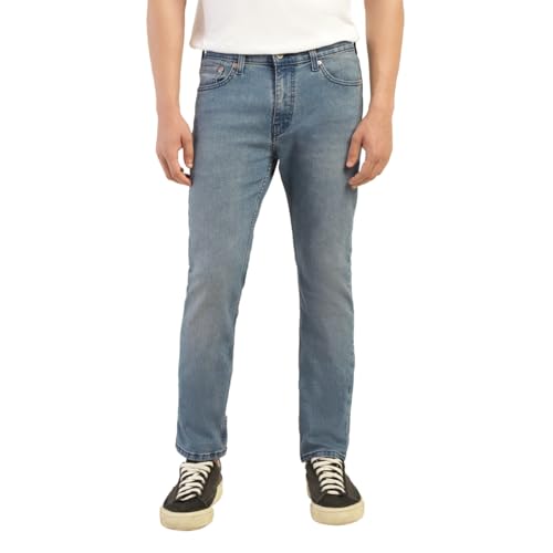 Levi's Men's 511 Slim Fit Mid Rise Blue Jeans - Image 2