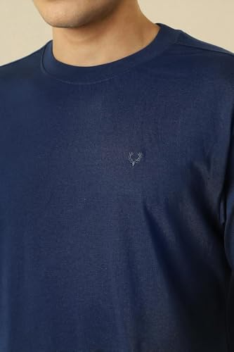 Allen Solly Men Cotton Regular Fit Drop Shoulder T-shirt - Image 4