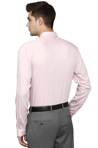 Allen Solly Men's Cotton Regular Fit Shirt Pink 40 - Image 5