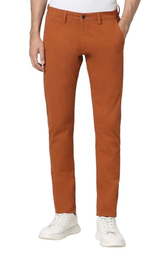 Peter England Men Low Rise Skinny Fit Pants - Image 2