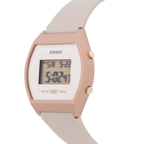 Casio LW-204-4ADF Rose Gold Digital Watch Pink Strap - Image 5