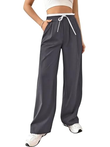 Leriya Fashion Women's Regular Fit High Rise Trouser | High-Waist Korean Style Pants | Track Pant | - Authentic Leriya Clothing | UrbanThreads - Image 2