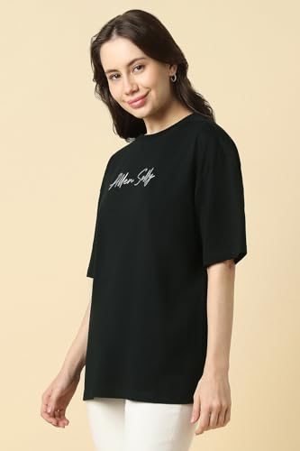 Allen Solly Women Cotton Oversized T-shirt - Image 3