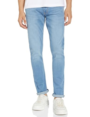 Peter England Men's Slim Tapered Jeans Heavy Wash Denim - Image 2