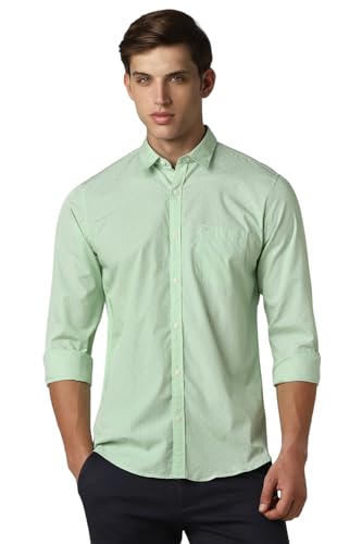 Peter England Men's Cotton Slim Fit Print Shirt - Image 2