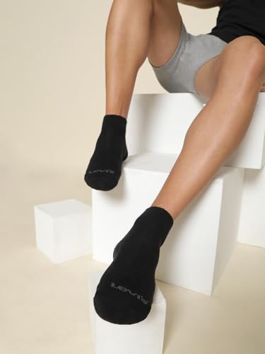 Levi's Men's Cotton Stretch Ankle Length Terry Socks Pack of 3 - Image 3