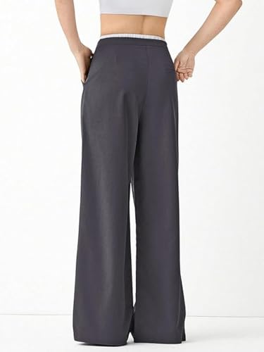 Leriya Fashion Women's Regular Fit High Rise Trouser | High-Waist Korean Style Pants | Track Pant | - Authentic Leriya Clothing | UrbanThreads - Image 3