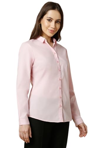 Allen Solly Women's Cotton Solid Classic Fit Shirt - Image 4