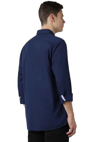 Peter England Men's Slim Fit Full Sleeve Casual Shirt 100% Cotton - Image 5