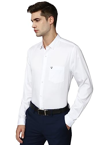 Allen Solly Men Cotton Solid Regular Fit Shirt - Image 4