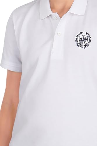Allen Solly Boy's Cotton Regular Fit Polo T-Shirt - Image 5