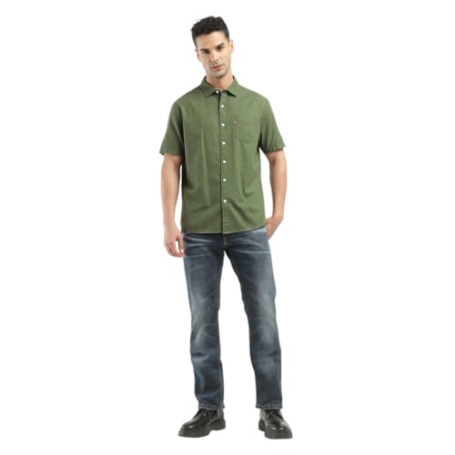 Levi's Men's Solid Slim Fit Shirt - Image 4