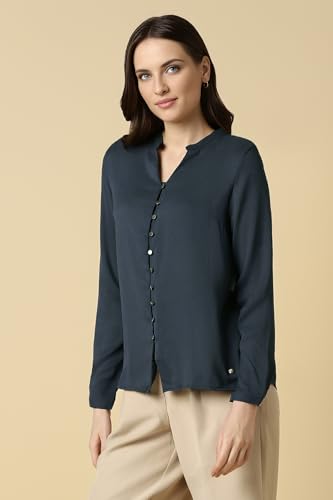 Allen Solly Women Polyester Regular Fit Full Sleeve Top - Image 4