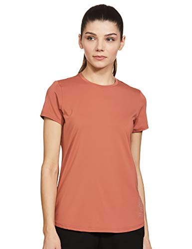 Van Heusen Women's Polyester Regular Fit Proactive Anti Bacterial T-Shirt - Round Neck, Moisture Wic - Authentic Van Clothing | UrbanThreads - Image 2