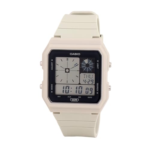 Casio Unisex Resin Digital Watch LF-20W-8ADF Off White - Image 2