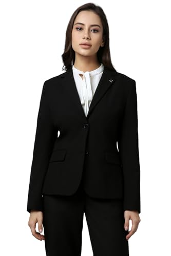 Allen Solly Women's A-Line Coat Regular Blazer - Image 2