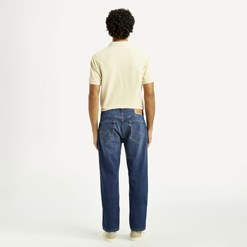 Levi's Men's 505 Straight Fit Mid Rise Jeans - Image 3