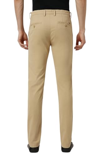 Peter England Men's Slim Fit Mid Rise Casual Trouser Chinos - Image 4
