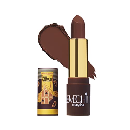 LoveChild Masaba Barfee Luxe Matte Lipstick Chocolate Brown - Image 2