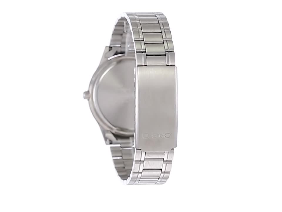 Casio Men Analog White Dial Watch MTP-1128A-7B - Image 4