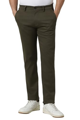 Peter England Men's Straight Fit Mid Rise Chino Trouser - Image 2