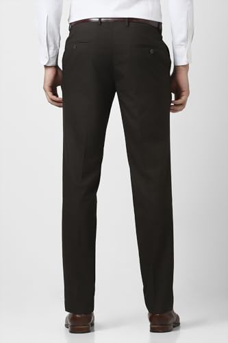 Van Heusen Men's Mid Rise Slim Fit Formal Trousers - Image 4