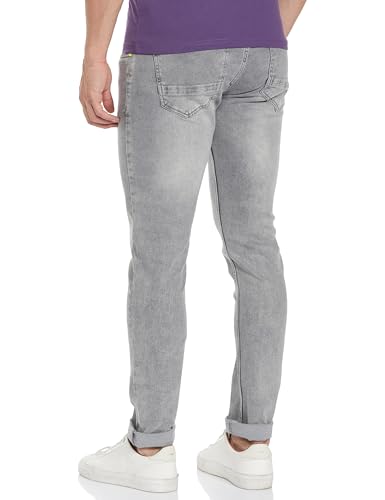 Peter England Men's Skinny Fit Mid Washed Jeans - Image 3