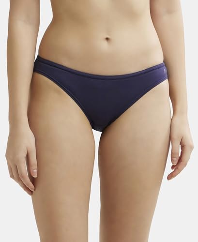 Jockey Women's Mid Waist Bikini Super Combed Cotton Elastane - Image 3
