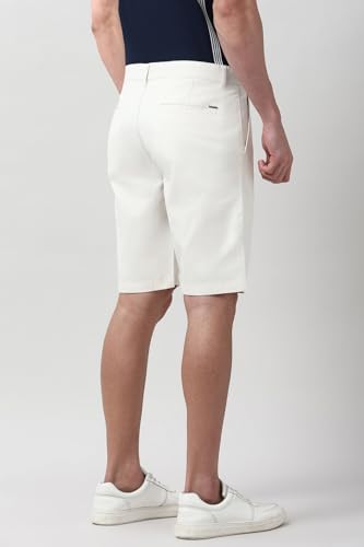 Peter England Men's Regular Fit Knee-Length Cotton Shorts - Image 4