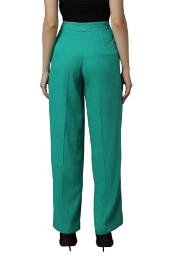 Allen Solly Women High Rise Casual Regular Fit Pants - Image 4