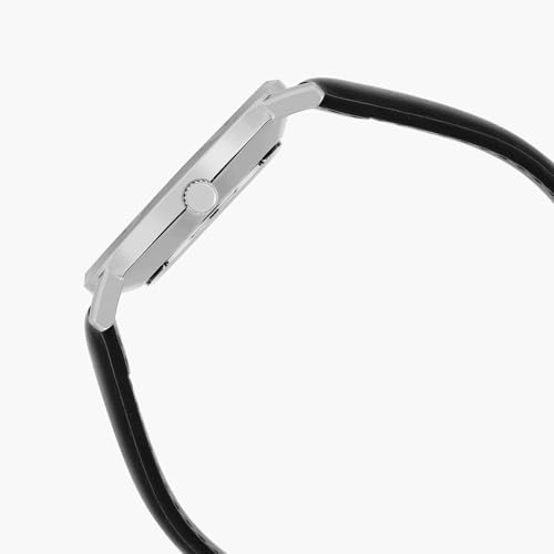 Casio Enticer Black Dial Leather Watch Men - Image 3