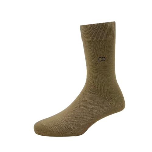 Peter England Khaki Brown Cotton Socks 3 Pack - Image 4