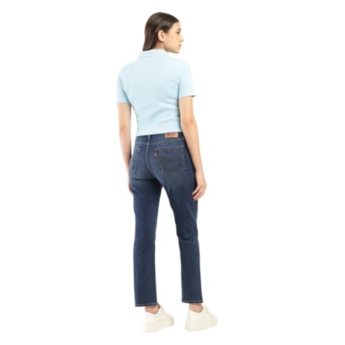 Levi's Women's High Rise 724 Slim Straight Fit Jeans - Image 3