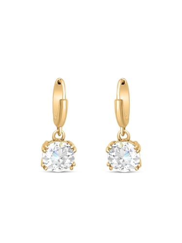 Zavya 925 Sterling Silver Solitaire Gold Plated Earrings | Gifts for Women and Girls | With Certific - Authentic Zavya Accessories | UrbanThreads - Image 5