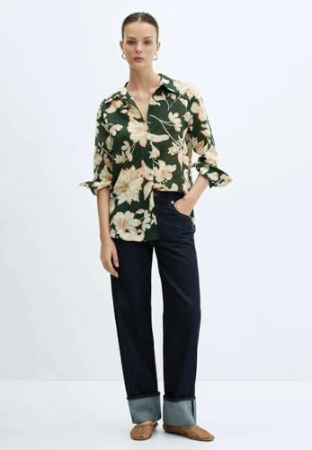 Leriya Fashion Women's Rayon Oversized Fit Crop Top Korean Style Long Sleeve Oversized Button Down | - Authentic Leriya Clothing | UrbanThreads - Image 5